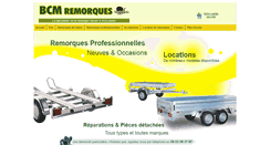 Desktop Screenshot of bcm-remorques.com